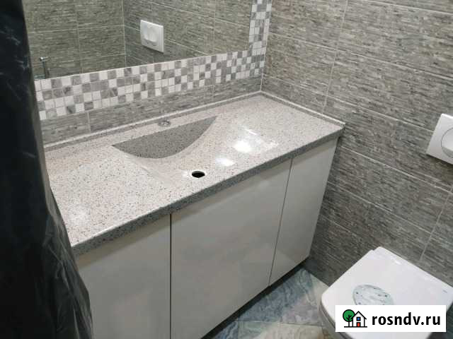 Каменная столешница в ванную Нея - изображение 1