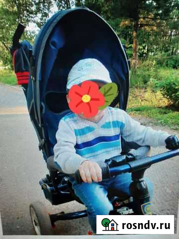 Трехколесный детский велосипед с ручкой Краснокамск - изображение 1