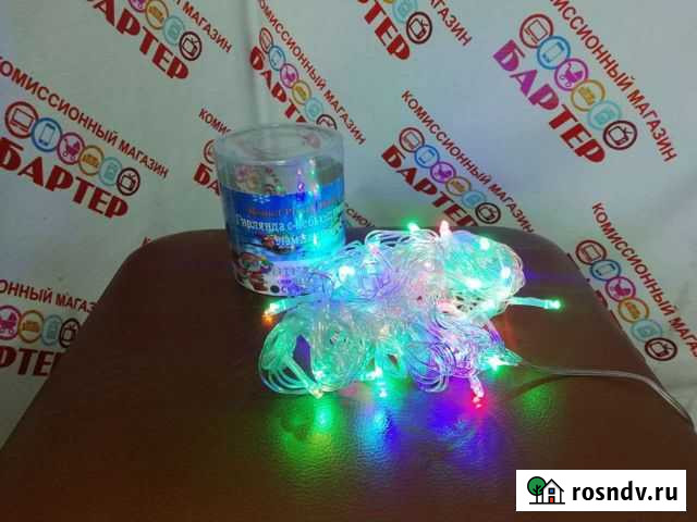 Гирлянда 7м 100лампочек Ангарск - изображение 1