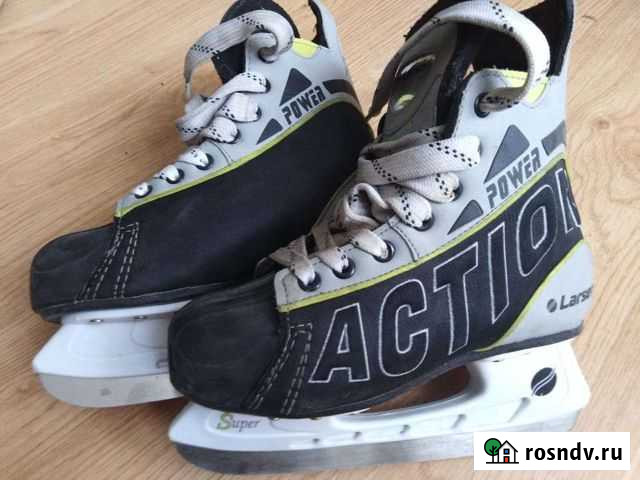 Коньки хоккейные р39 Уфа - изображение 1