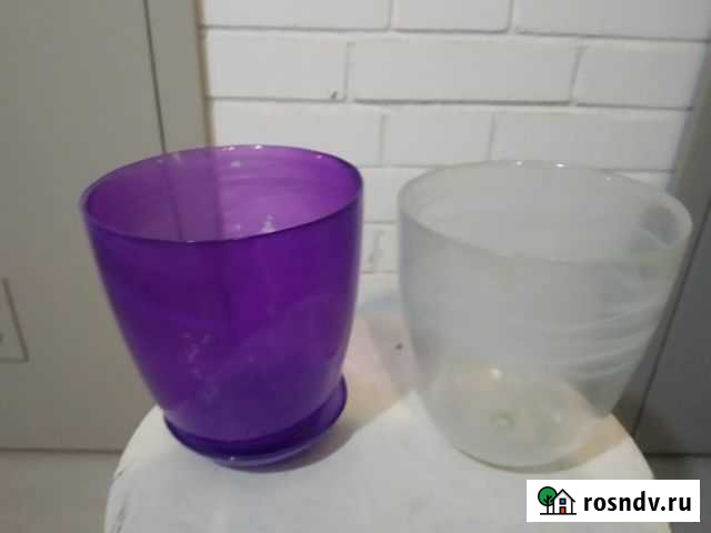 Горшки цветочные 2 шт Мурино - изображение 1