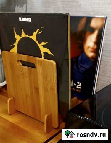 Подставка для пластинок (бамбук) Омск - изображение 1