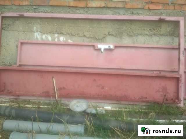 Железная двухстворчатая дверь Хасавюрт - изображение 1