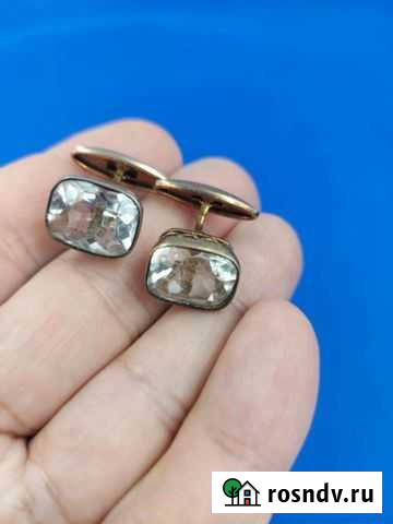 Запанки СССР 875 пробы.горный хрусталь.состояние н Мурманск - изображение 1