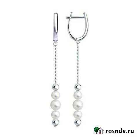 Серьги и браслет Sokolov c жемчугом Swarovski Воткинск