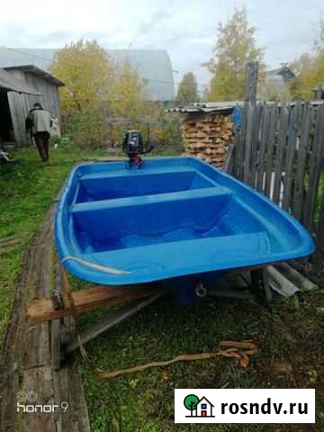 Лодка салют с мотором tohatsu 5л/с, 4 тактный Выльгорт - изображение 1