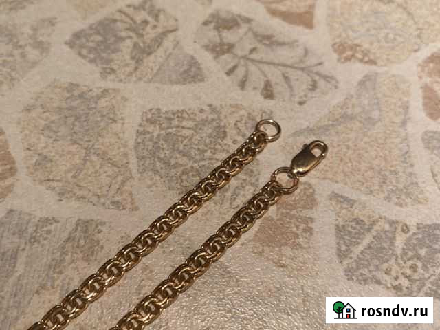 Серебряная цепочка с позолотой Новосибирск - изображение 1