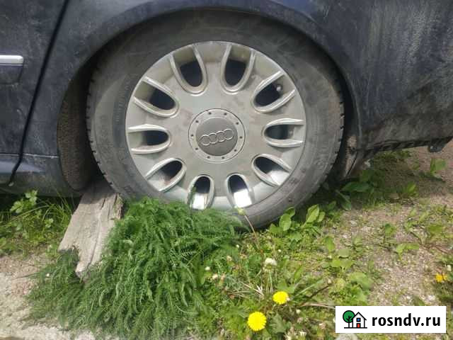 Оригинальные литые диски с резиной от Ауди R17 Приморск - изображение 1
