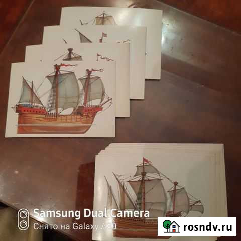 Набор открыток парусные суда Великий Новгород - изображение 1