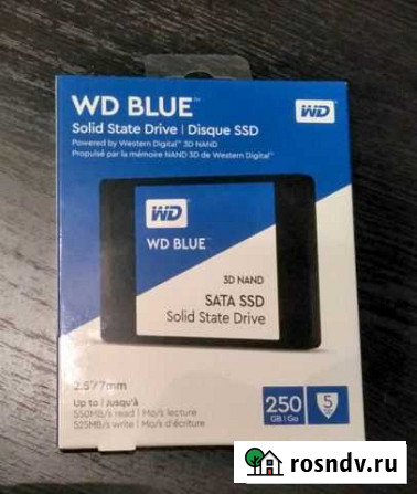 Ssd диск WD Blue 250gb новый Воронеж - изображение 1
