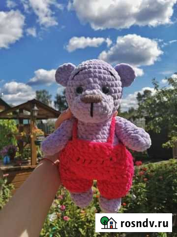 Вязаный плюшевый мишка Йошкар-Ола - изображение 1