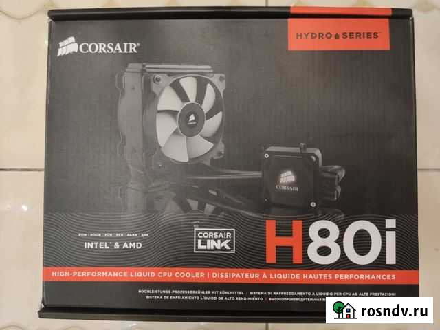 Система водяного охлаждения Corsair H80i Новороссийск - изображение 1