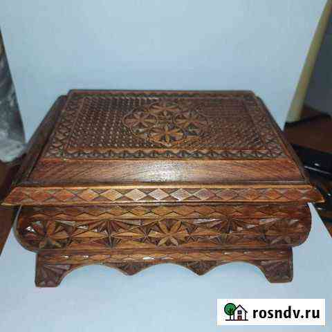 Шкатулка для украшений из дерева Ярославль