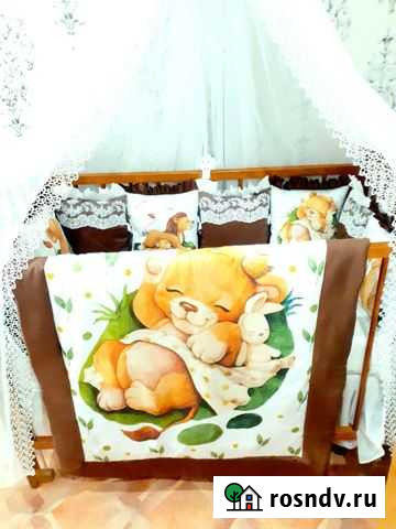 Бортики в детскую кроватку новые Сухой Лог - изображение 1