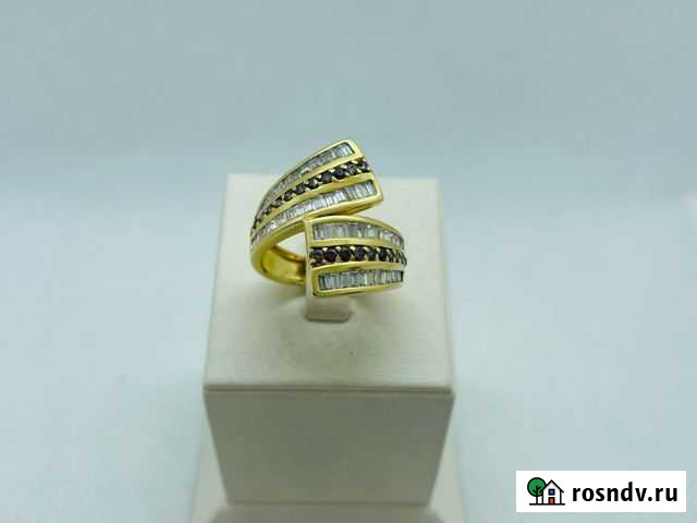 Кольцо с камнями 750* (бв) Волжский - изображение 1