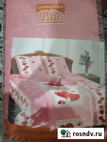 Постельное белье евро бязь Элиста - изображение 1