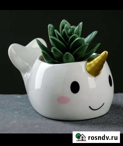 Кашпо единорог новое Севастополь - изображение 1