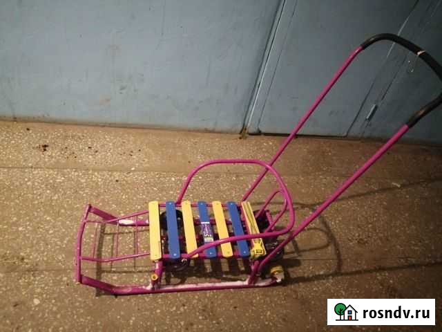 Детские санки на колесиках Шадринск - изображение 1