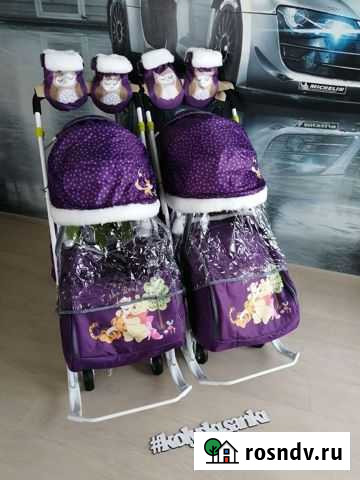 Санки-коляска для двойни или погодок Бийск - изображение 1