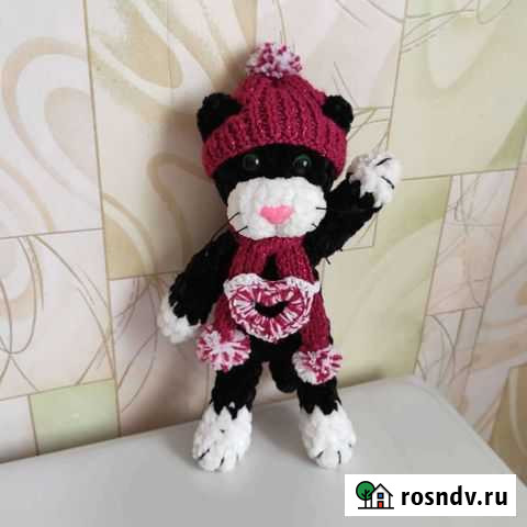 Кот из плюшки Строитель - изображение 1