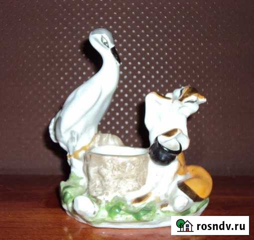 Статуэтка Лиса и журавль Рубцовск - изображение 1