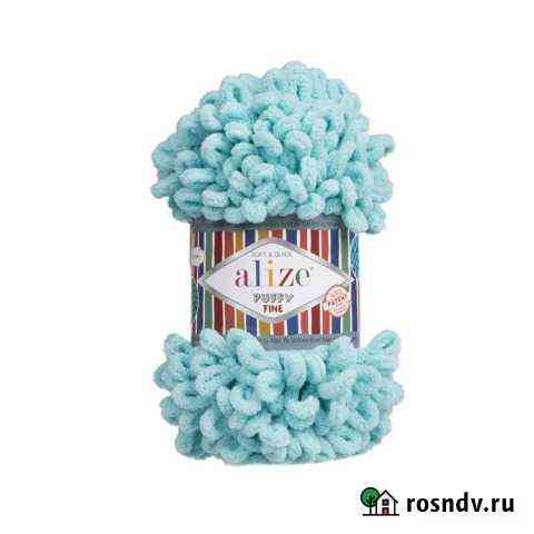 Пряжа плюшевая Alize Puffy Fine (Ализе Пуффи Файн) Пермь