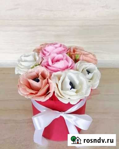 Цветы в шляпной коробке Альметьевск - изображение 1