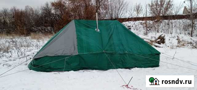 Зимняя палатка 10-12 мест с печкой аренда Казань - изображение 1