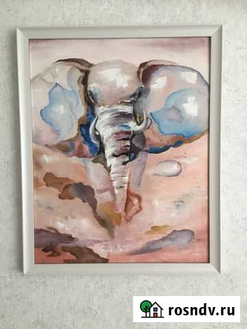 Слон. Масло Великий Новгород - изображение 1