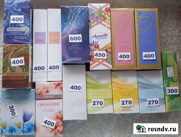 Женские туалетные водички avon и faberlic Железногорск - изображение 1