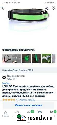 Светодиодный ошейник Нефтекамск - изображение 1