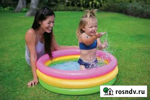 Бассейн Радуга круглый малый (86х25см) Ковров - изображение 1