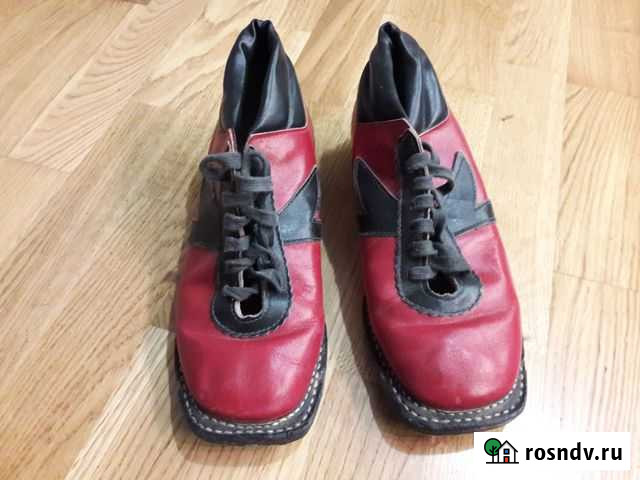 Кожанные лыжные ботинки 247мм Ульяновск - изображение 1