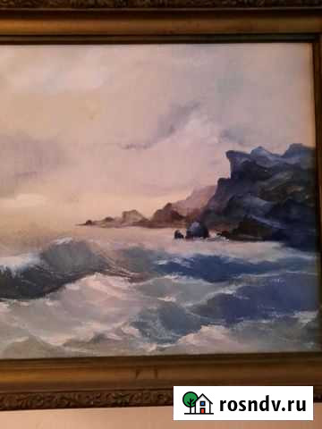 Картина маслом на холсте море Симферополь - изображение 1