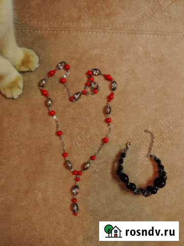 Колье и браслет из натуральных камней Стерлитамак - изображение 1