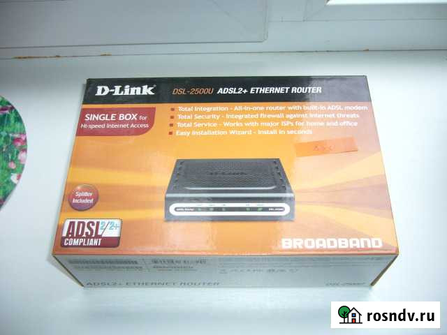 Роутер adsl D-Link DSL-2500U Нефтеюганск - изображение 1