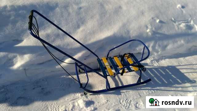 Санки тяни-толкайс усиленными колесиками Уфа - изображение 1