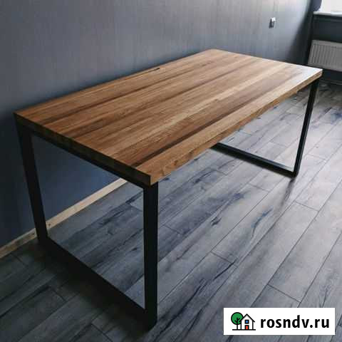 Дубовый стол в стиле лофт Санкт-Петербург - изображение 1