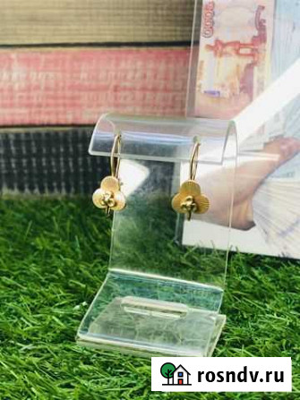 Серьги 583пр 3.38гр (С 8335) Красноярск - изображение 1