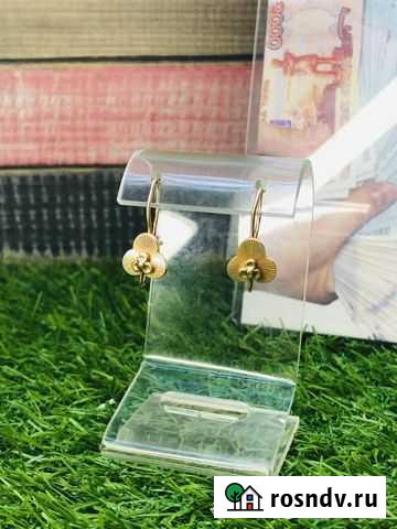 Серьги 583пр 3.38гр (С 8335) Красноярск - изображение 1