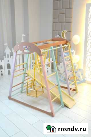 Спортивный комплекс напольный с качелями Серпухов - изображение 1