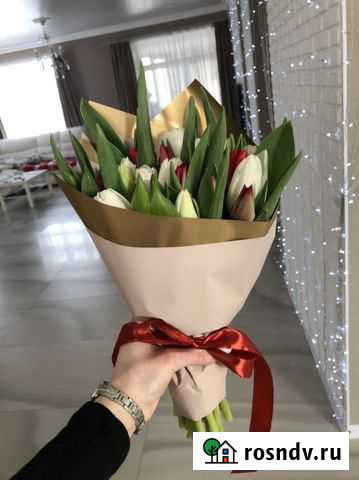Доставка Букеты тюльпаны 8 марта Смоленск - изображение 1