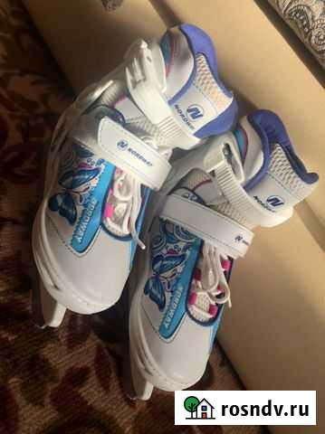 Коньки детские раздвижные Биробиджан - изображение 1