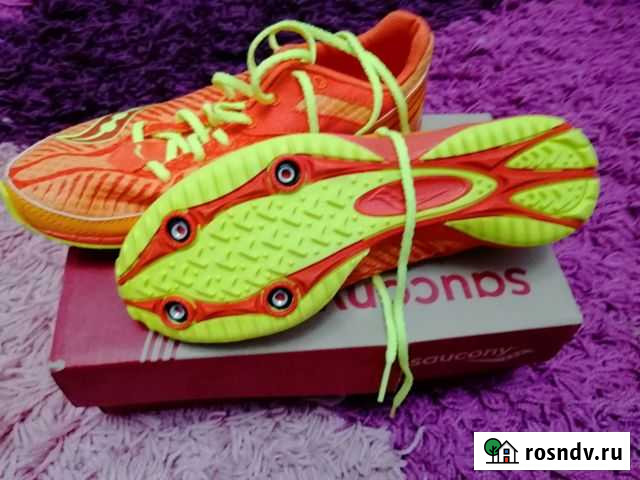 Бутсы/Беговые кроссовки (шипованные) р. 35-36 Белгород - изображение 1