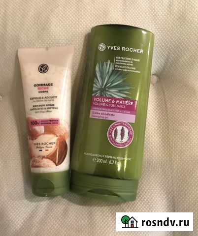 Yves Rocher Бальзам для волос + Гоммаж для тела Псков - изображение 1