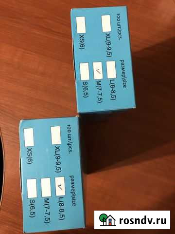 Перчатки виниловые 100 шт Хабаровск - изображение 1