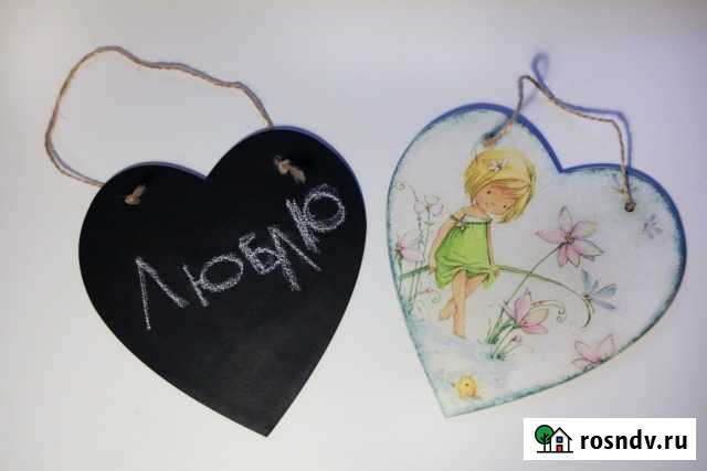 Подарок. Меловая \ грифельная доска Сердце Уфа - изображение 1