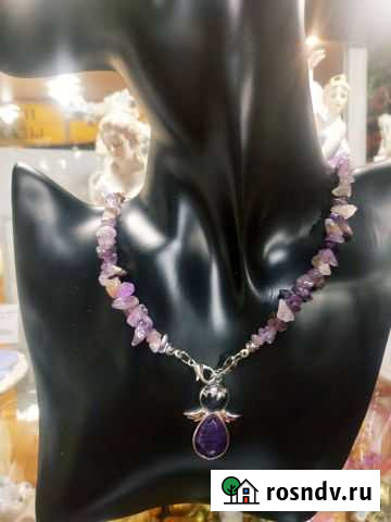 Бусы с подвесками из натуральных камней Новомосковск - изображение 1