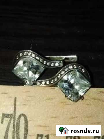 Серьги серебро Псков - изображение 1