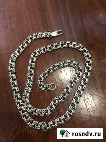 Мужская серебряная цепь бисмарк Липецк - изображение 1